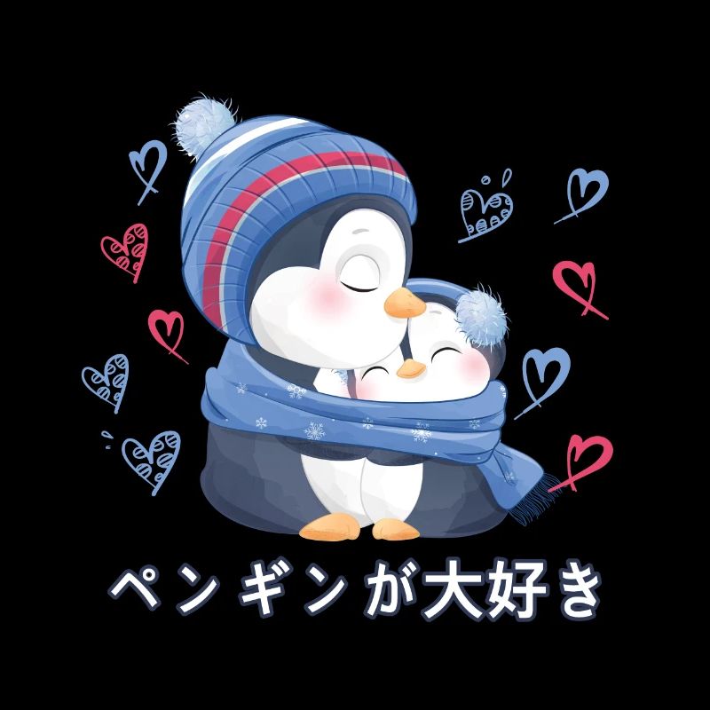 Ich Liebe Pinguine Liebe Mama Pinguin