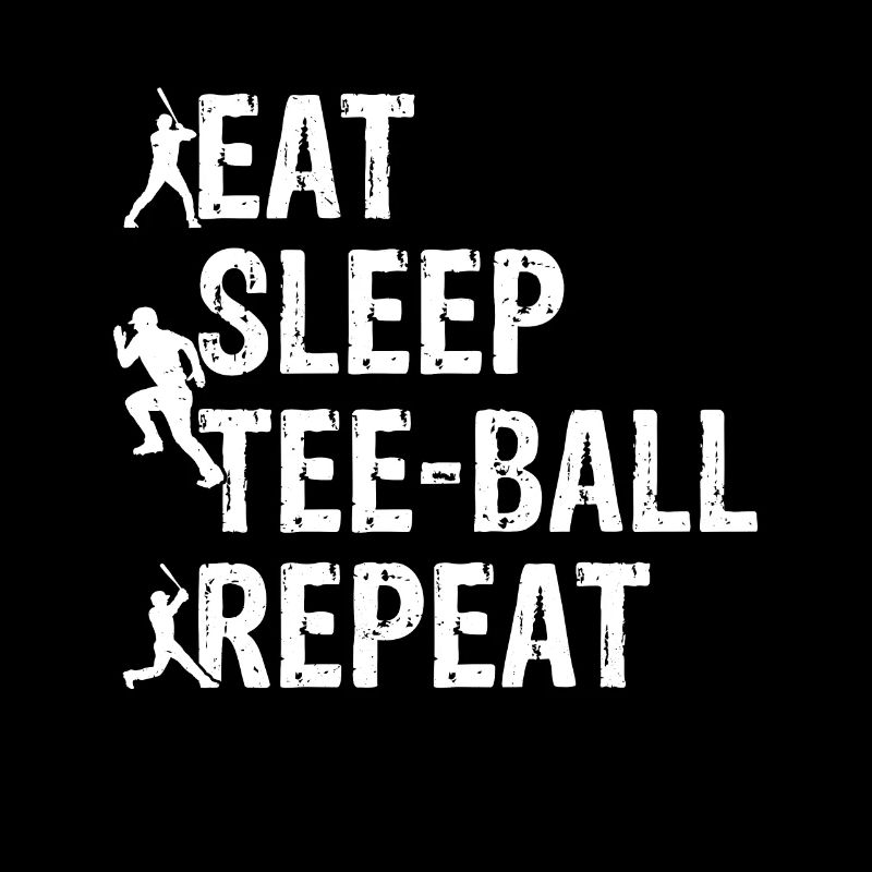 Jeu de tee-ball - Eat Sleep Tee-ball Repeat