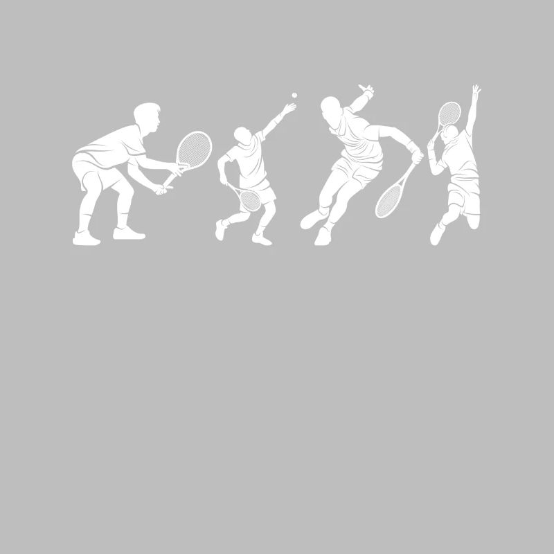 Squash player silhouettes Squash silhouettes