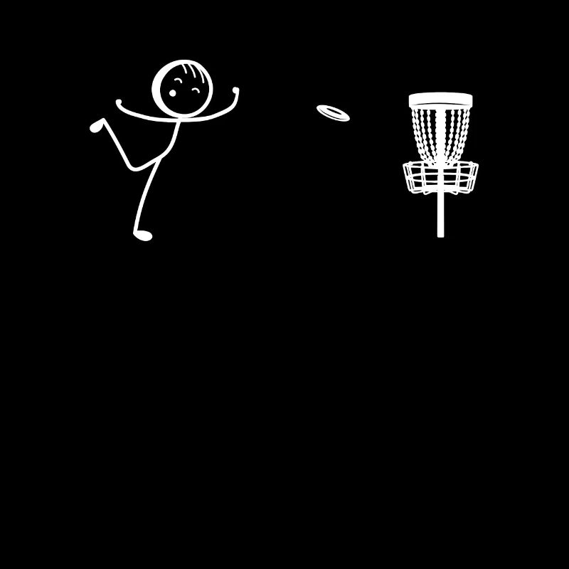 Figurine bâton Disc Golf - Disc Golfing Funny Disc G