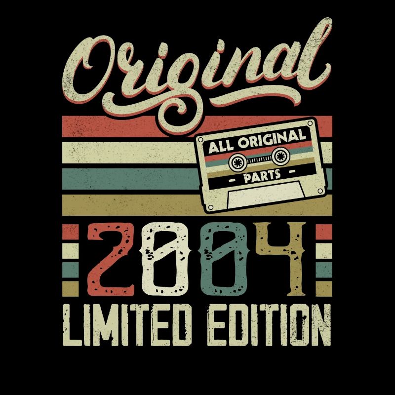 Vintage 2004 Retro Birthday Gift 2004
