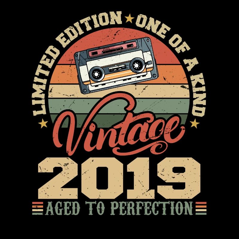 Vintage 2019 Retro Geburtstagsgeschenk 2019