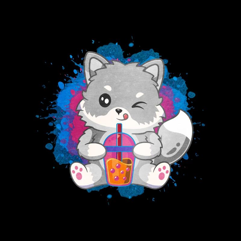 Cute arctic fox gift
