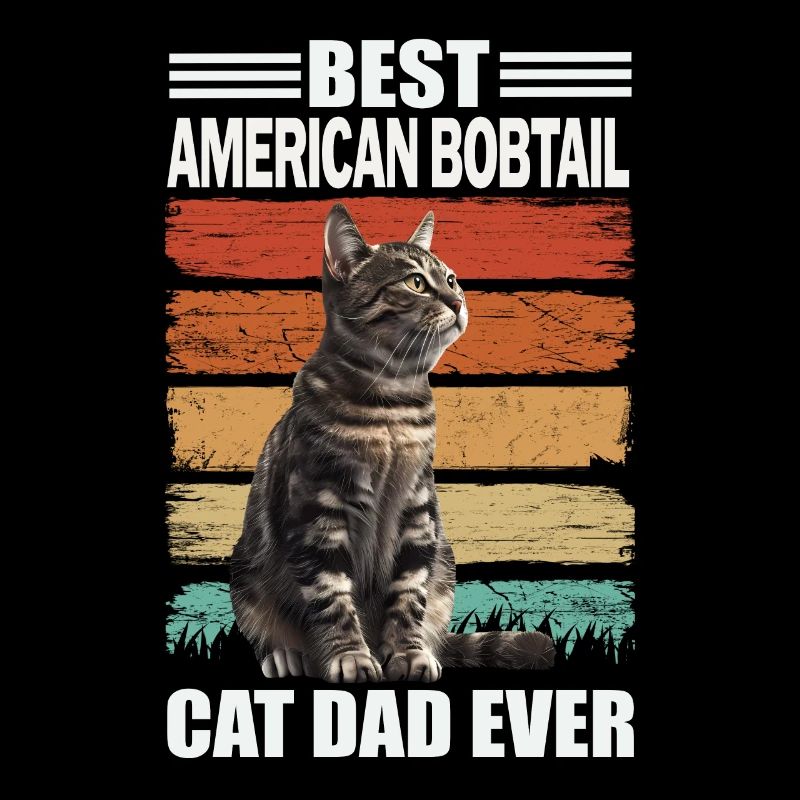 American bobtail dad cat
