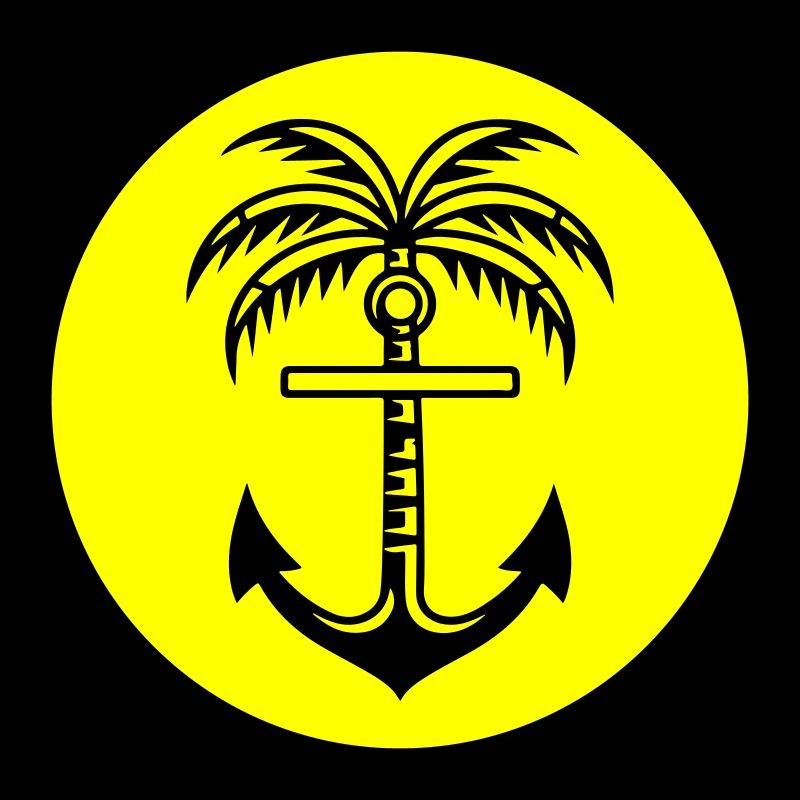 Icône d’ancre de palmier