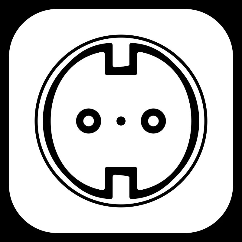 Steckdose Icon Elektriker