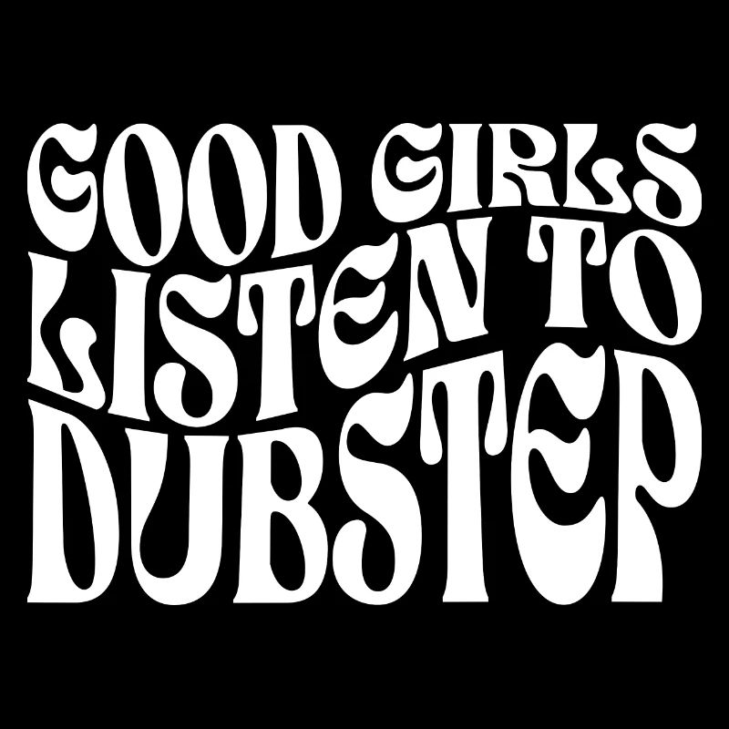Mädchen hören Dubstep-Musik