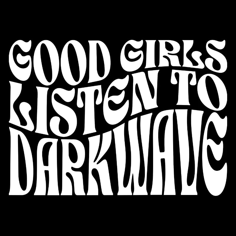 Mädchen hören Darkwave-Musik