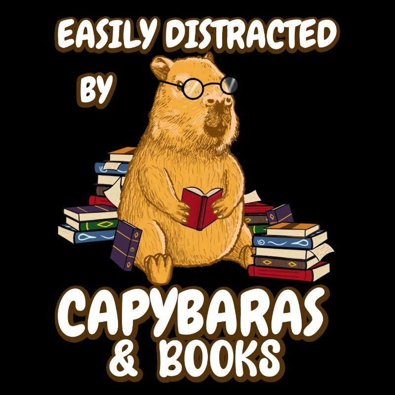 Easily distracted by Capybaras & Books