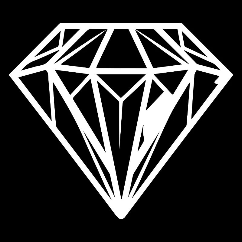 Bijou de pierre précieuse en diamant