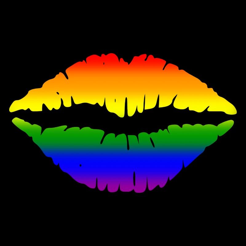 Regenbogen-Lippen
