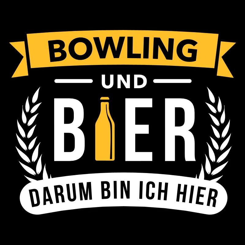 Bowling und Bier darum bin ich hier - Team Sport