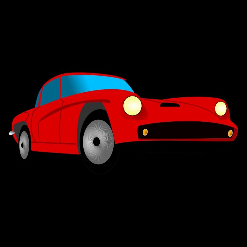 Rotes, stylisches Auto. Geschenkidee