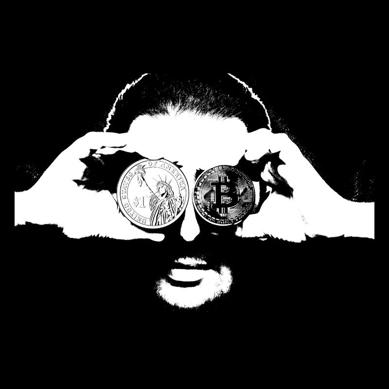 BitCoin et en dollars dans les yeux