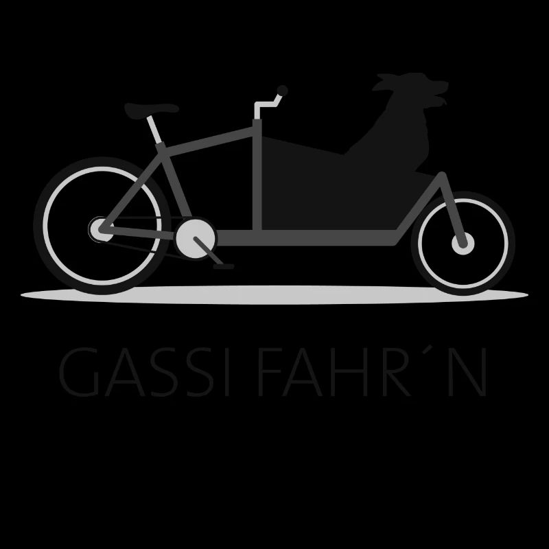 Cargo vélo chien gassi