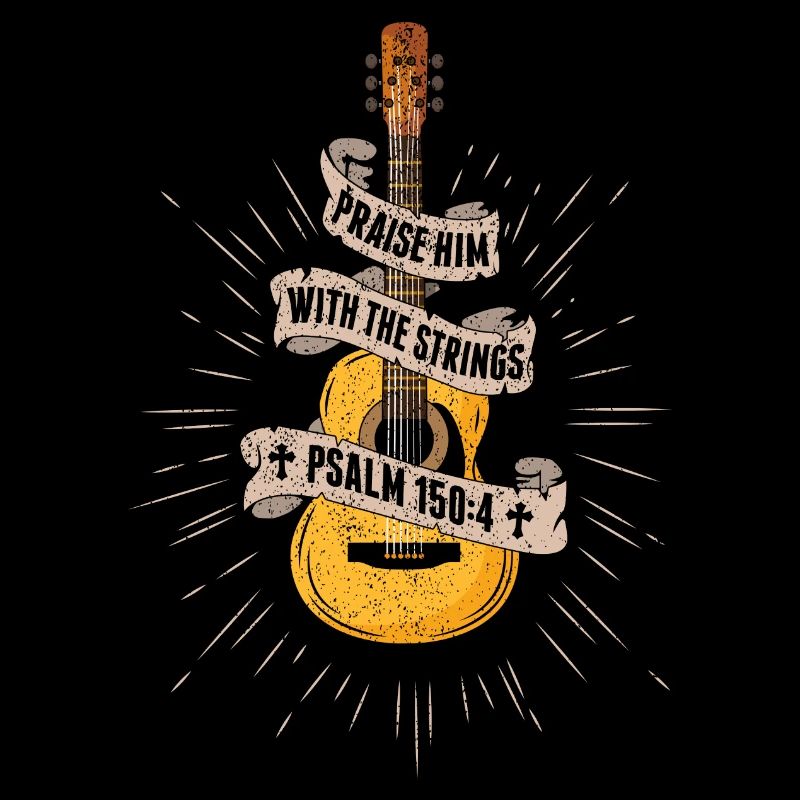 Praise Him With The Strings Jesus Guitare acoustique