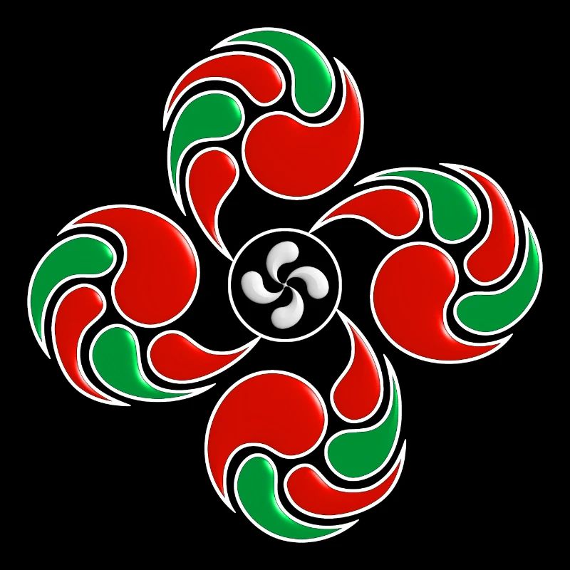 Basque symbol, Lauburu n°2