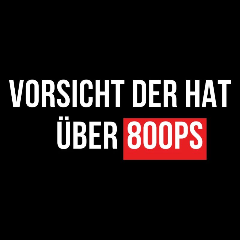 Vorsicht der hat über 800 PS Schnelle Autos