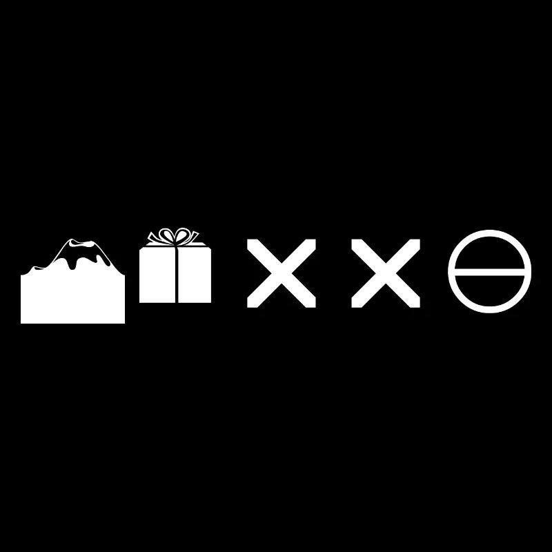 Abstrakte moderne Symbole Cool