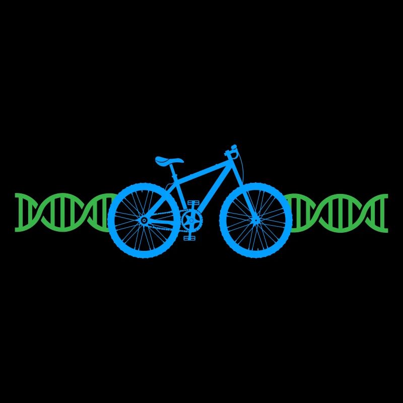 L’ADN du cyclisme à vélo | Couleurs modifiables