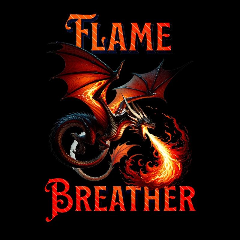 Canopée de feu volant - Conception épique du dragon de feu