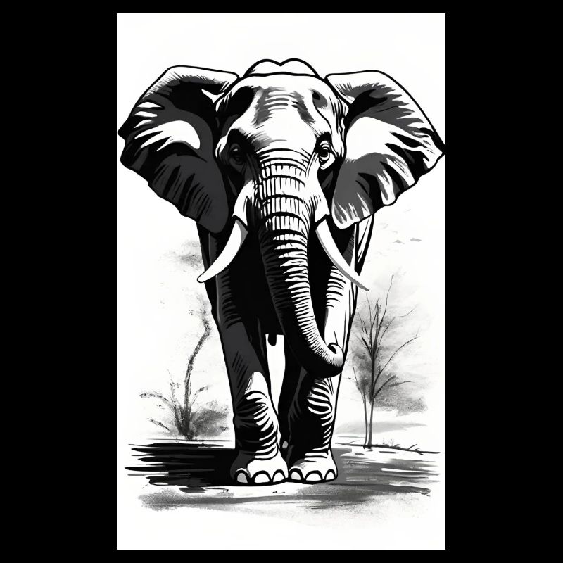 Elefant | Wildtier | Afrika | Kindermotive