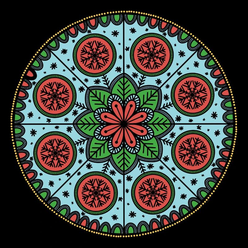 Mandala de Noël