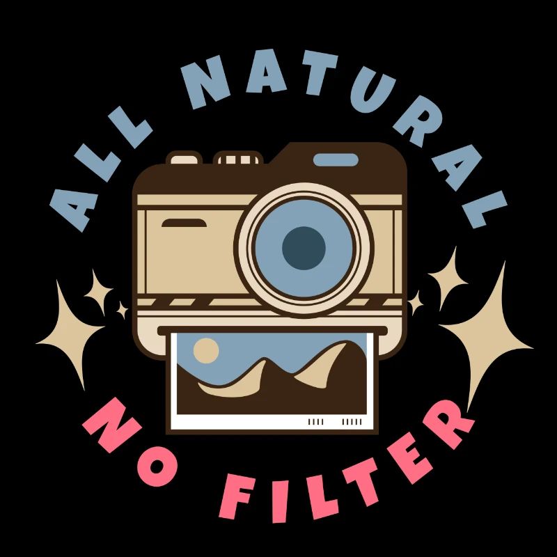 All Natural No Filter Instant Camera