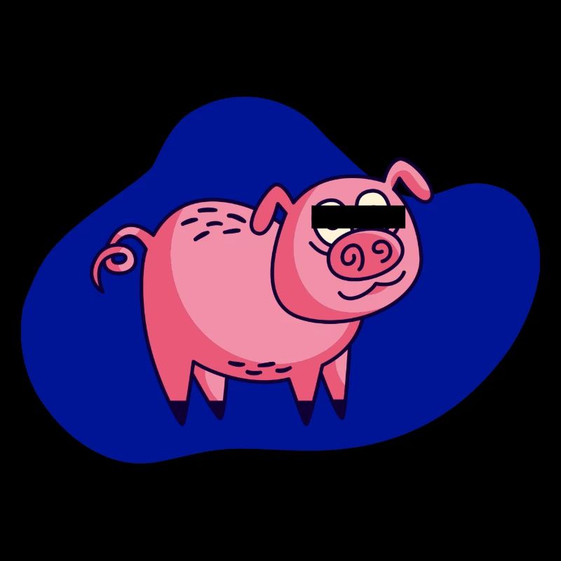 Cochon de dessin animé