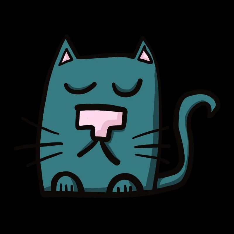 Chat bleu