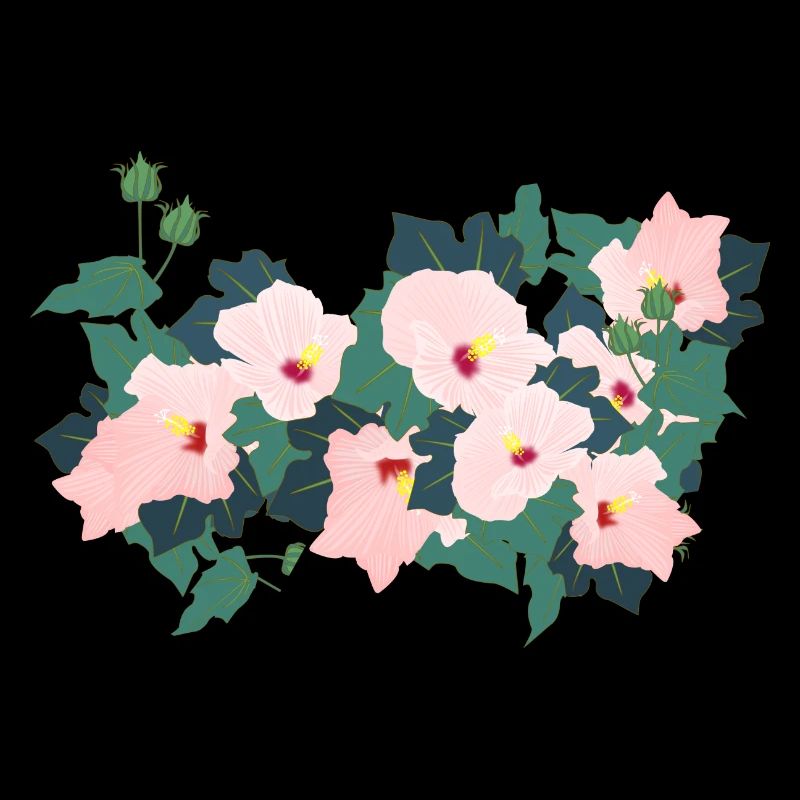 Fleurs minimalistes