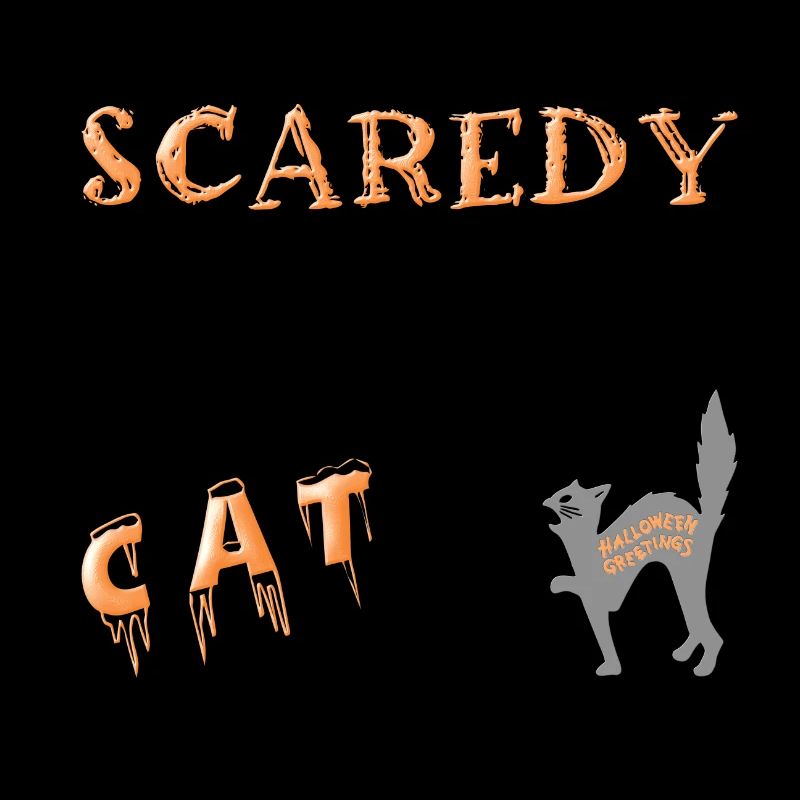 Halloween chat effrayé d'Halloween