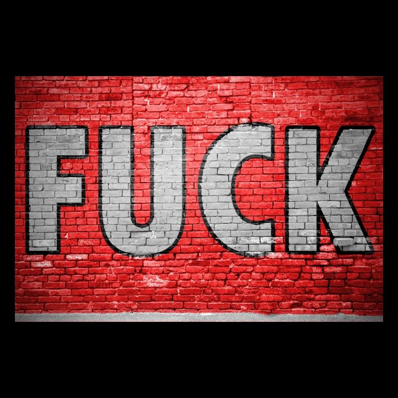 Fuck Brick Wall Graffiti