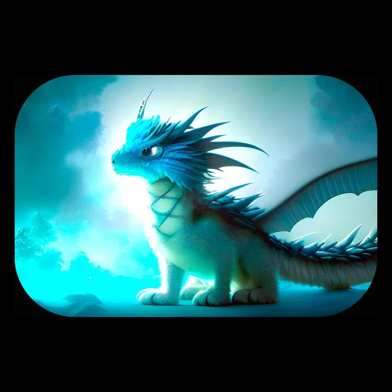 Grummliger kleiner Drache
