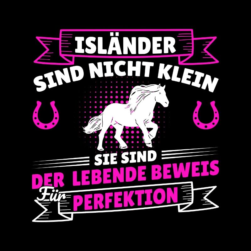 Islandpferd Isländer nicht klein Reitspruch Pony