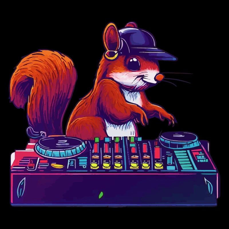 Eichhörnchen DJ Geschenkidee