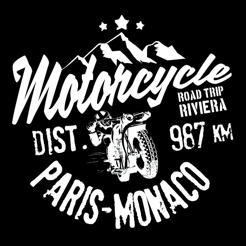 Motorcycle road trip Paris Monaco