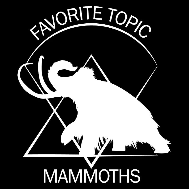 Funny Mammoth Stone Age Ice Age Design Prehistoric