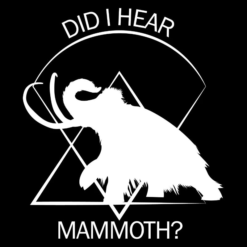 Funny Mammoth Stone Age Ice Age Design Prehistoric