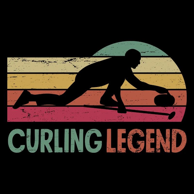 Curling Player Curler Curling Legend