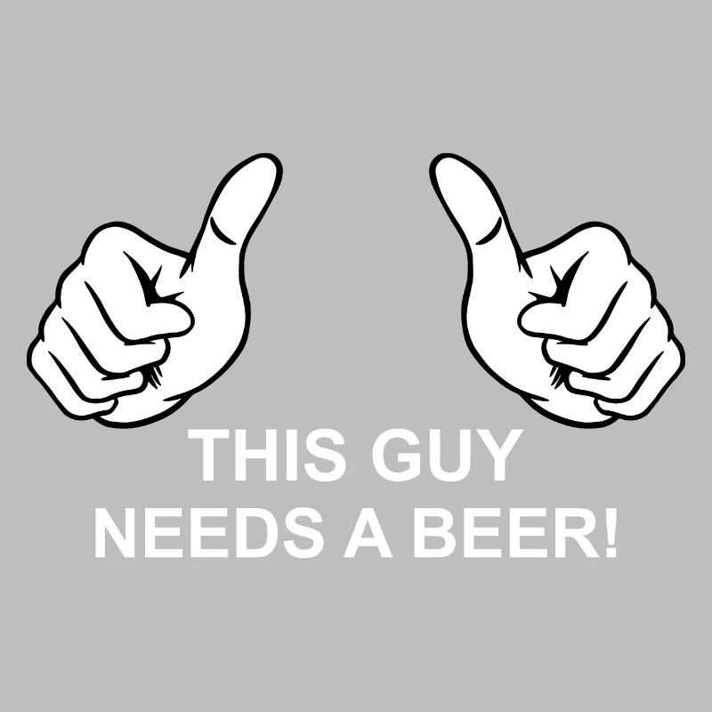 This guy needs a beer!