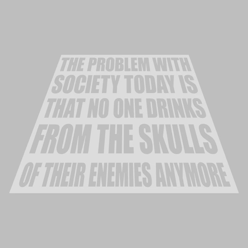 drinks from enemies skulls