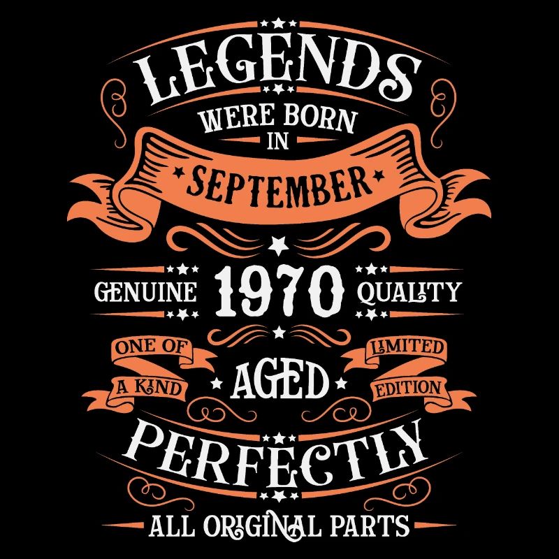 September 1970 Originelle Geschenkidee zum Geburtstag
