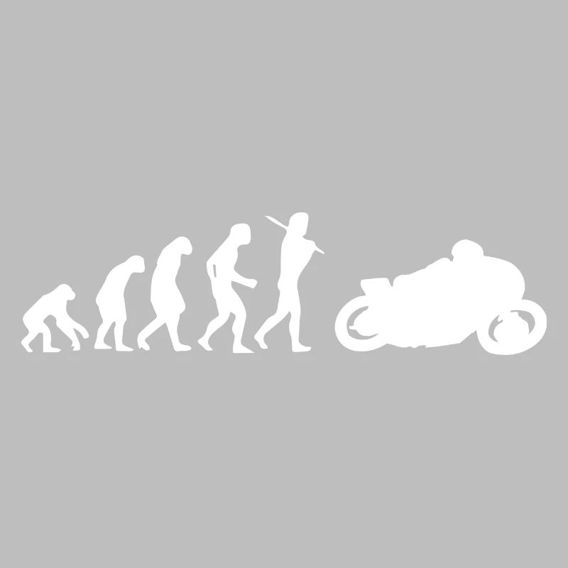 Motorcycle Motorcyclist Evolution Biker Gift