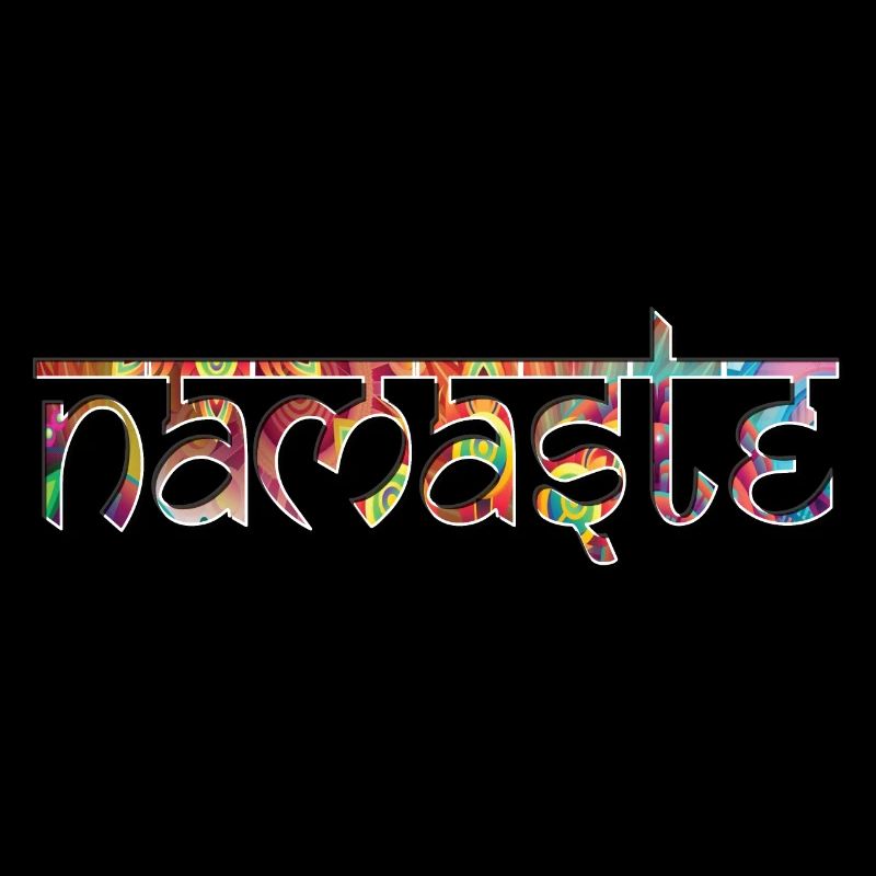 Namaste Schriftzug