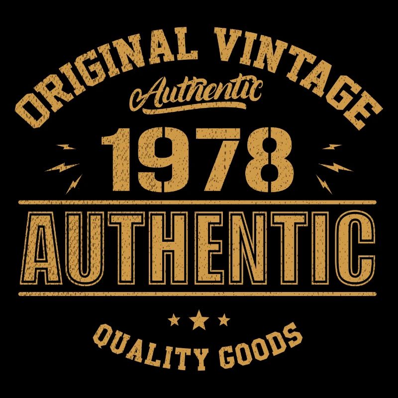 Authentic 1978 Cadeau D'anniversaire Original 1978