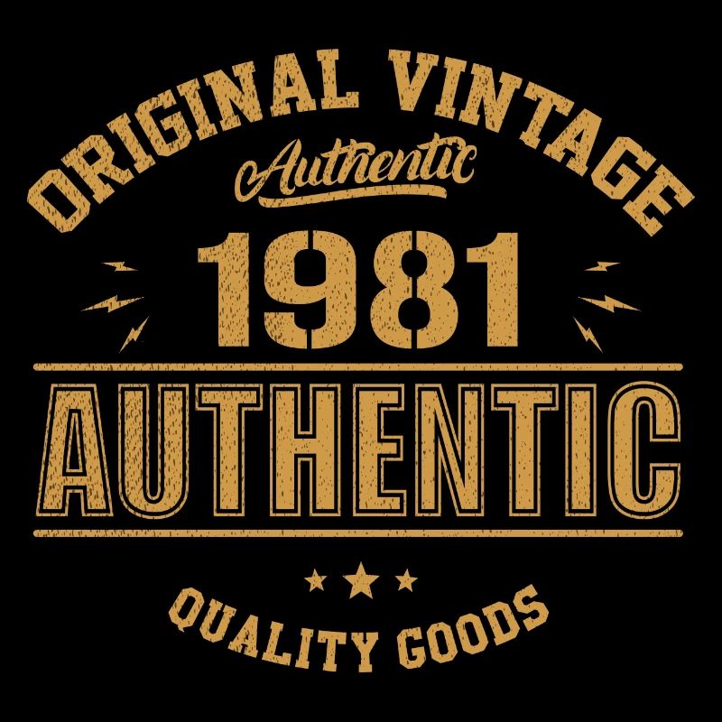 Authentic 1981 Cadeau D'anniversaire Original 1981
