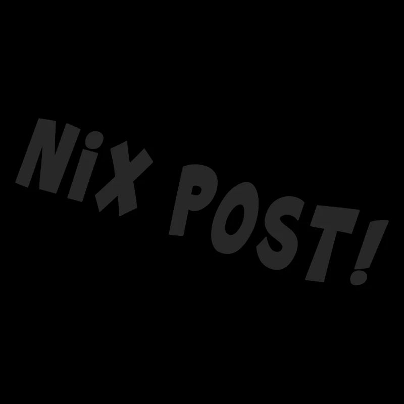 post postbote flaschenpost "nix post"