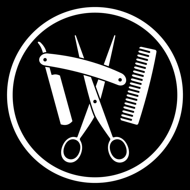 Zunftzeichen der Friseure, positiv