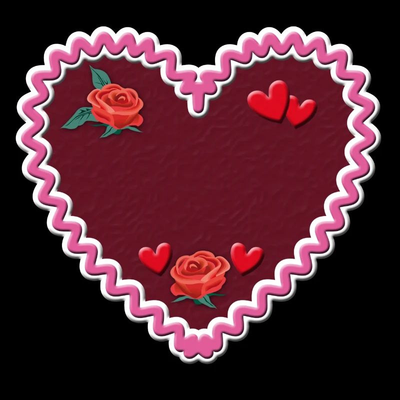 Lebkuchenherz Herzmädel + Dein Text / Gingerbread